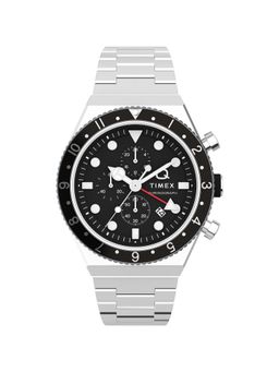 Timex - Q Round 40mm Black Dial Analog Men Watch - TW2V69800UJ