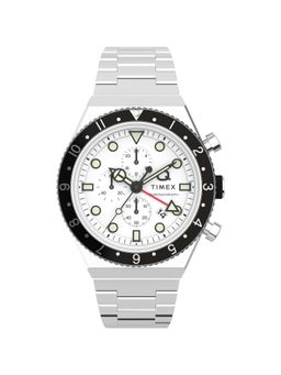 Timex - Men White Round Stainless Steel Dial Analog Watch- TW2V69900UJ (M)