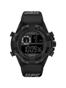 Timex - Men Black Round Stainless Steel Dial Digital Watch- TW2V87000X6 (M)