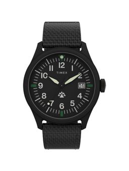 Timex - Men Black Round Plastic Dial Analog Watch- TW2W23400X6 (M)