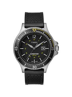 Timex - Men Black Round Brass Dial Analog Watch- TW4B14900 (M)