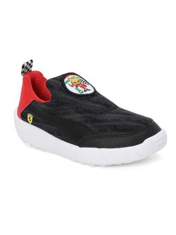Puma - Ferrari Bao Kart Pre School Kids Black Casual Shoes