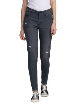 Being Human - Women Grey Tone Mid Rise Skinny Fit Denim Jeans