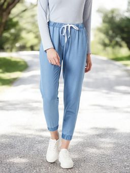 Miss Chase - Women Blue Regular Length Mid Rise Clean Look Fit Denim Jeans