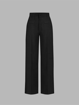 Outzidr - Black Trouser with Front Pocket