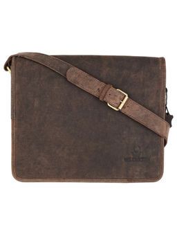 WILDHORN - Genuine Leather Laptop Messenger Bag for Men