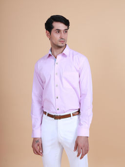 R R Blue - Purple Lavender Summer Slim Shirt