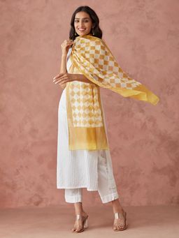 Fabindia - Women Cotton Multi-Color Printed Stole