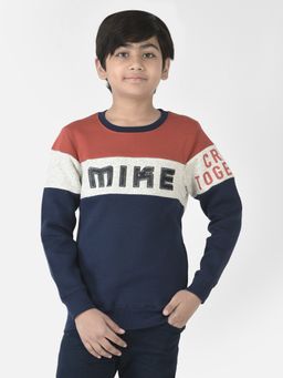 CRIMSOUNE CLUB - Boys Blue Mike Sweatshirt