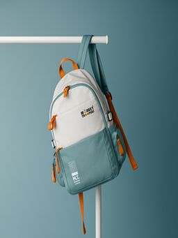 Monkey Troopers - Unisex Laptop Backpack Bouje - White-Green