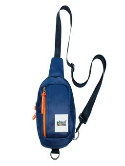 Monkey Troopers - Unisex Crossbody Bag Flip - Navy Blue
