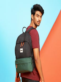 Monkey Troopers - Unisex Laptop Backpack Shaggy Plus - Black-Dark Green
