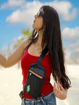 Monkey Troopers - Unisex Crossbody Sidekick - Black
