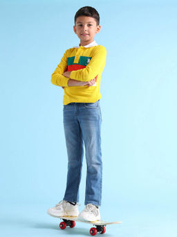 U.S. POLO ASSN. - Boys Relaxed Fit Blue Jeans Blue