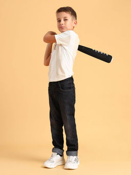 U.S. POLO ASSN. - Boys Slim Fit Cotton Jeans Black