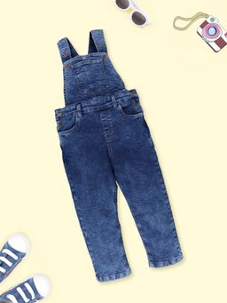 KiddoPanti - Blue Denim Sleeveless Dungaree