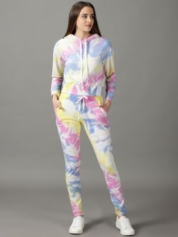 SHOWOFFFF - Womens Dyed Multi Hooded Co-Ord (Set of 2)