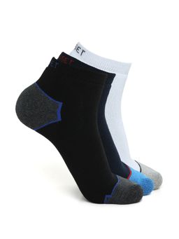 Crusset - Men Ankle sports Pack of 3 Socks In Multi-Color