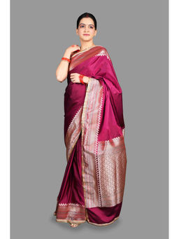 Zal from Benaras - Kanjivaram Silk Banarsi Handloom Saree with Unstitched Blouse