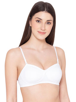 Groversons Paris Beauty - Women T-Shirt Bra - White