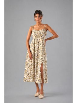 Twenty Dresses by Nykaa Fashion - Ditsy Floral Print Midi Dress