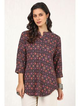 Soch - Women Multi-Color Spandex Printed Motifs Tunic