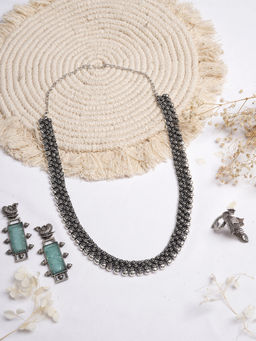 Teejh - by Joker and Witch Vijul Silver Oxidised Jewelry Gift Set