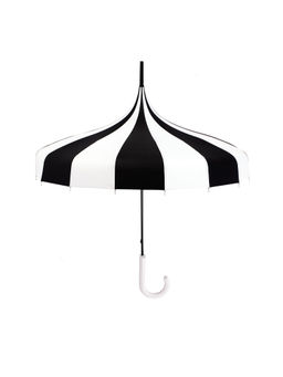 Little Surprise Box - Black and White Pagoda Style Umbrella for Teens & Adults