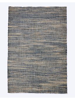 Fabindia - Blue Mihira Romano Jute Dhurrie