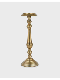 Fabindia - Antique Brass Inaaya Pillar Candle Holder