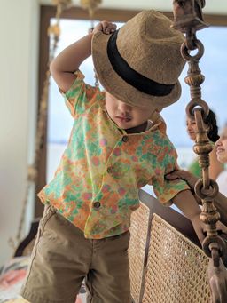 Tura Turi - Bugs & Beetles Cotton Malmal Shirt