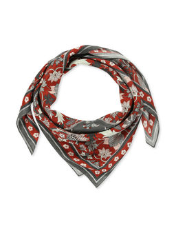 Soup by Sougat Paul - Red Color Printed Stole