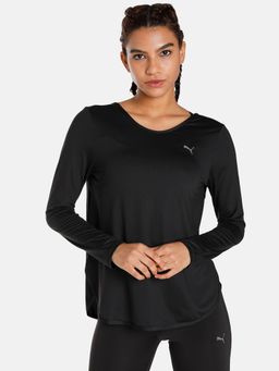 Puma - Studio Yogini Lite Womens Black T-shirt