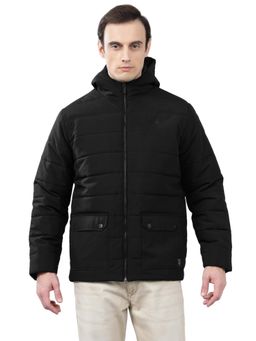 Cantabil - Men Black Solid Casual Jacket