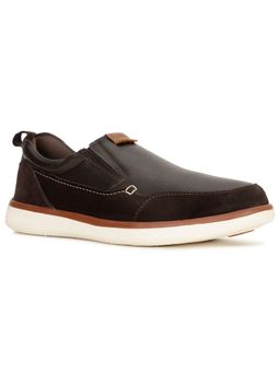 Bata Comfit - Mens Slip On Casual Sneakers Brown