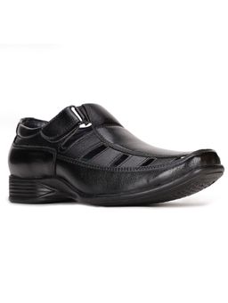 Bata - Mens Velcro Casual Sandals Black