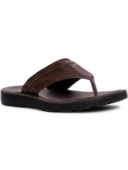 Bata - Mens Slip On Casual Sandals Brown