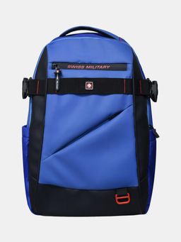Swiss Military - Unisex Brand Logo Backpack - Blue