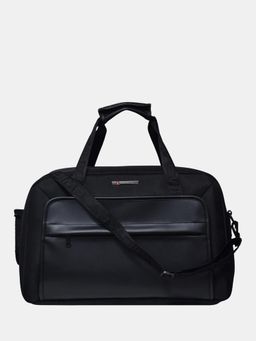 Swiss Military - Sports or Gym Duffel Bag with Detachable Strap - Black