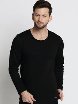Van Heusen Innerwear - Men Warmtech & Full Sleeve Thermal Top - Black