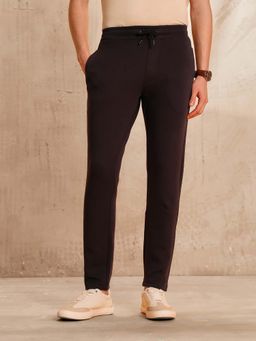 U.S. Polo Assn. Denim Co. - Men's Brown Solid Mid Rise Trackpant