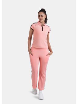 STRCH - Peach Solid Regular Trackpant