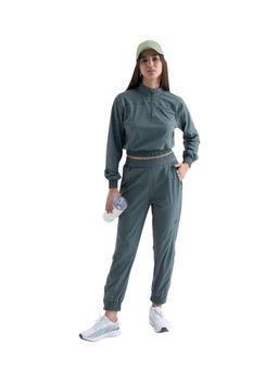 STRCH - Green Solid Regular Joggers