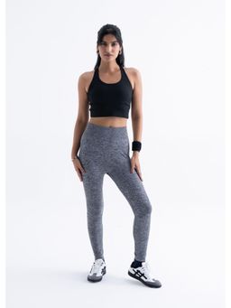 STRCH - Black Solid Skinny Leggings