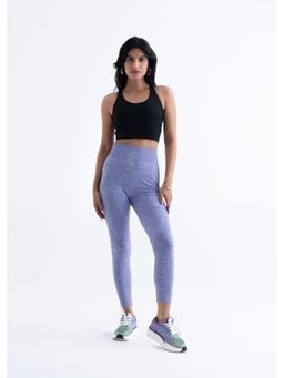 STRCH - Purple Solid Skinny Leggings