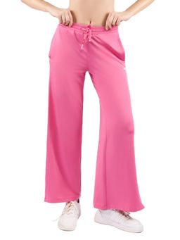 STRCH - Pink Solid Regular Trackpant