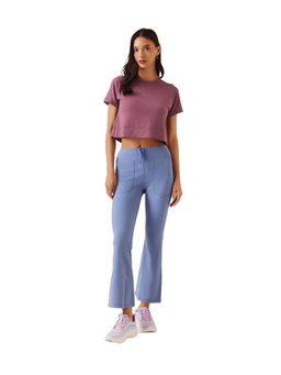 STRCH - Blue Solid Slim Leggings