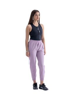 STRCH - Lavender Solid Regular Joggers