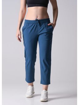 STRCH - Teal Solid Regular Trackpant