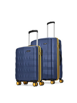 Aristocrat - Comet Hard Luggage Trolley Bags - Blue (Pack of 2)